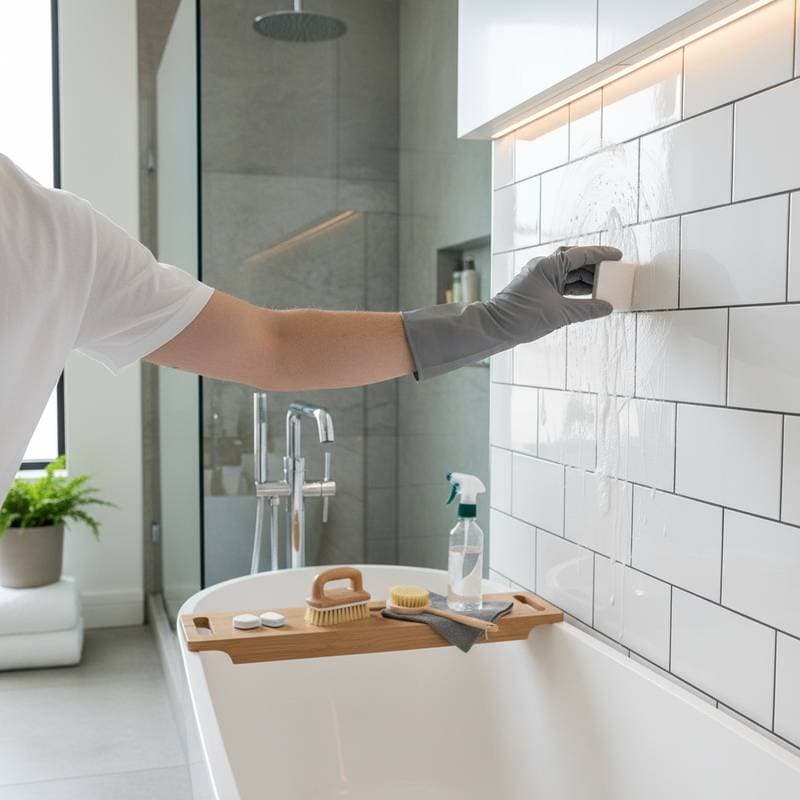 Featured image for Dishwasher Tablets Cut Bathroom Grime for Pennies