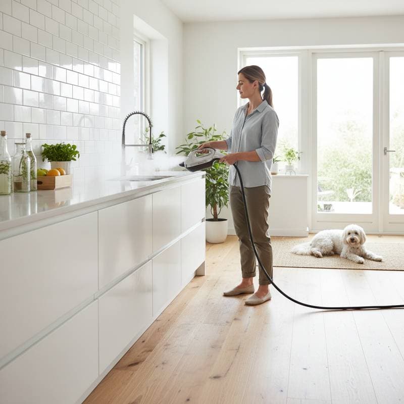 Featured image for Steam Cleans Better Than Chemicals Without Residue