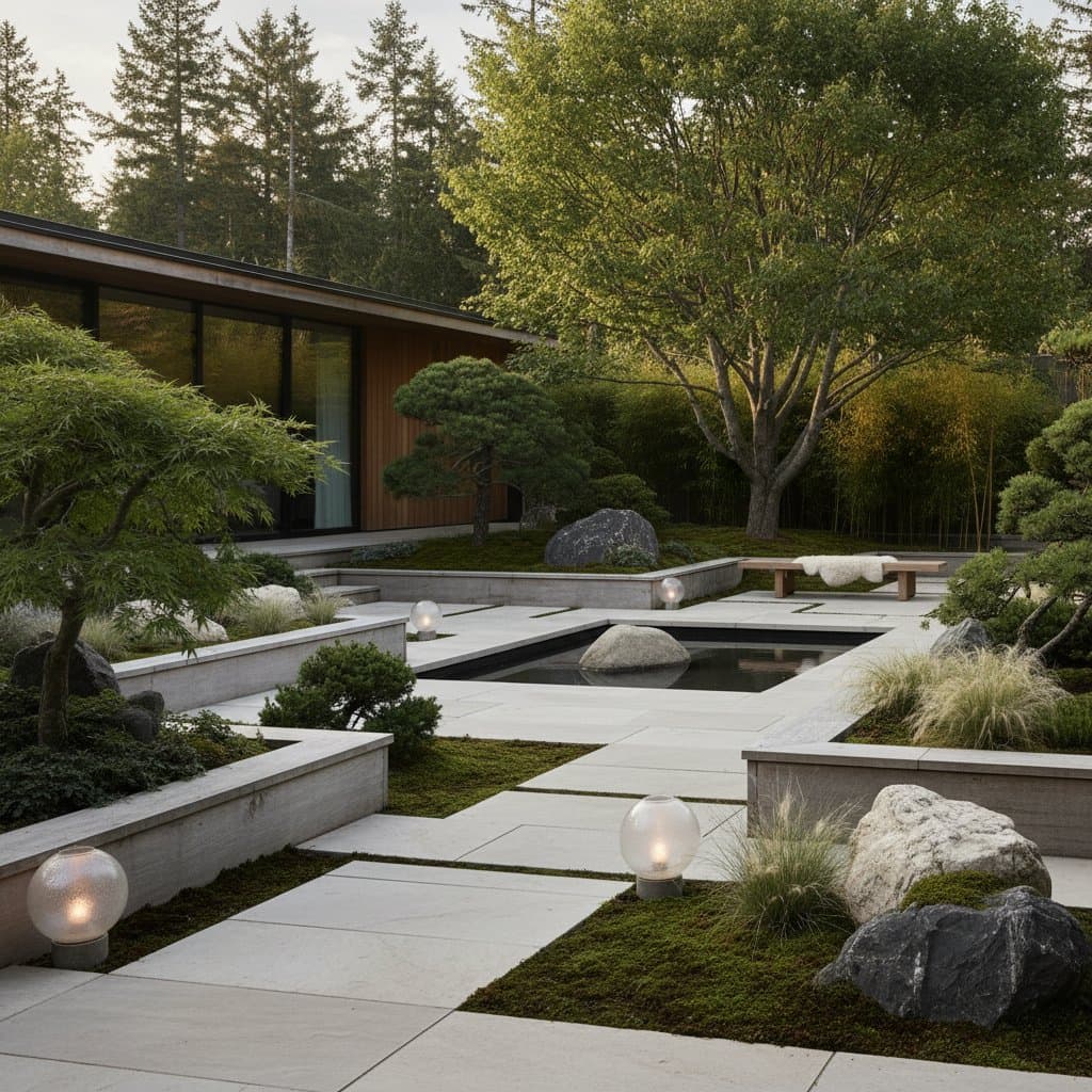 Featured image for Japandi Gardens Blend Zen Calm with Scandi Simplicity