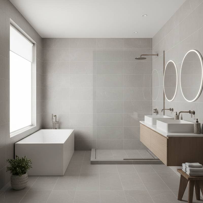 Featured image for Why Invisible Grout Will Dominate Bathrooms by 2026