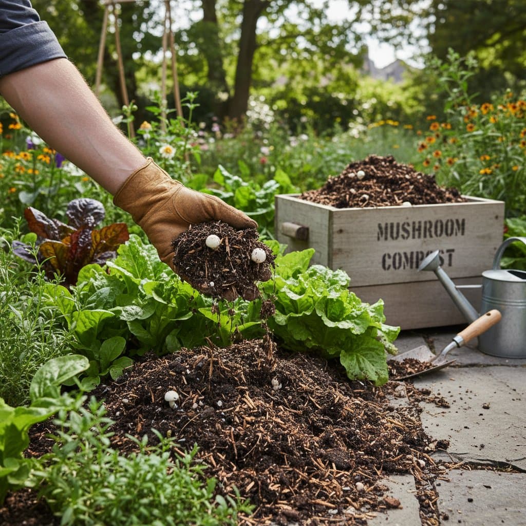 Featured image for Why Mushroom Compost Fixes Problem Soil Fast