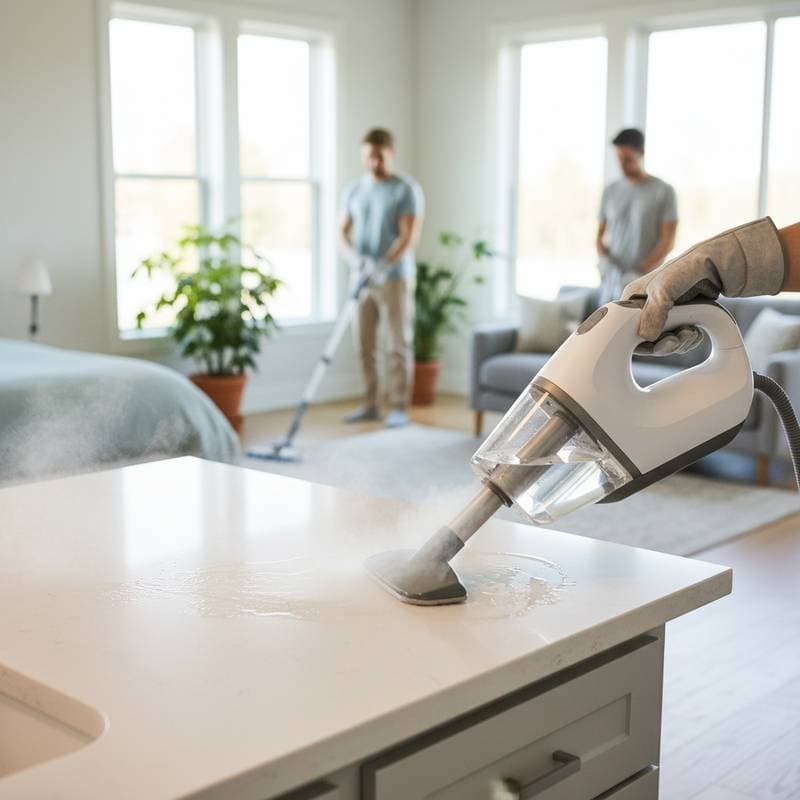 Featured image for Steam Cleaning Kills Germs Without Harsh Chemicals