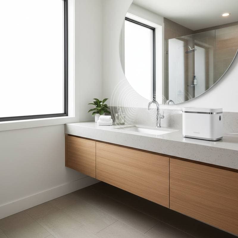 Featured image for Ultrasonic Cleaners Cut Bathroom Scrubbing Effort