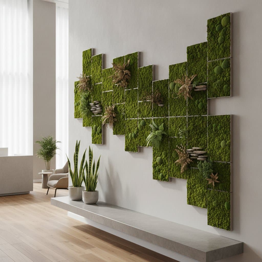 Featured image for Magnetic Moss Walls Bring Modular Nature Indoors