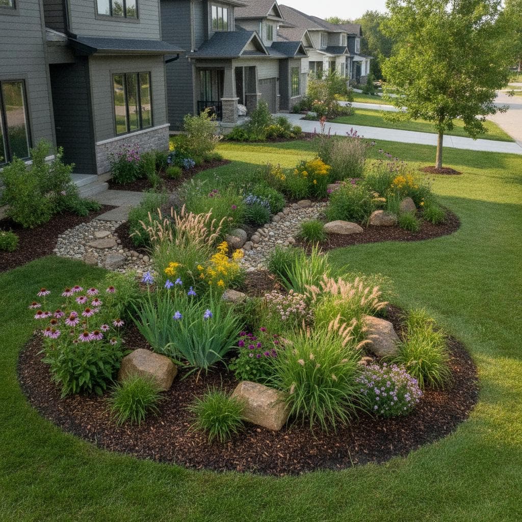 Featured image for Rain Gardens Stop Flooding Without Drainage Systems